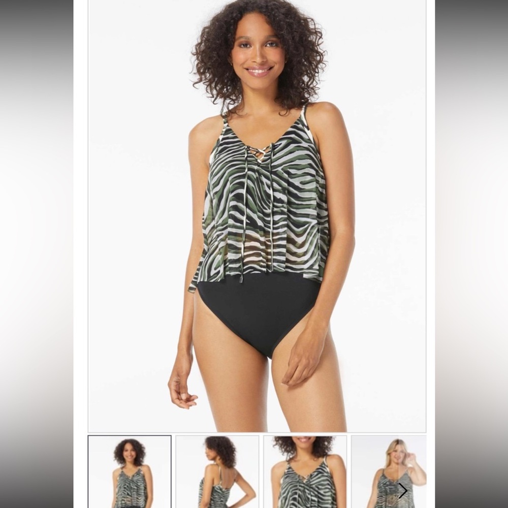 Tankini swim Ralph lauren size 14 38dd
